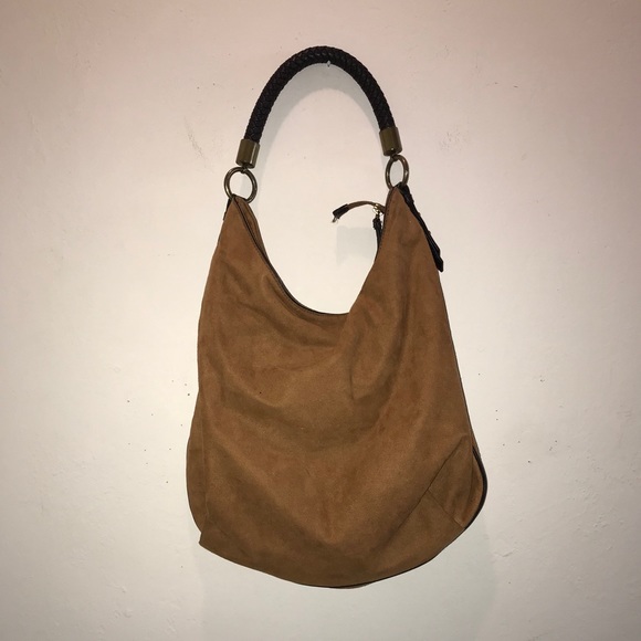 Ninewest suede shoulder bag. Boho - Picture 1 of 8